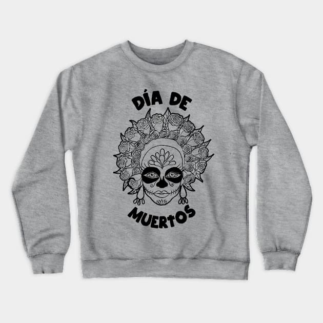 Día de Muertos - Sugar Skull Girl Crewneck Sweatshirt by IvyLilyArt